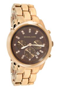 Michael Kors MK5415 Classic Chronograph Rose Gold Women Watch New