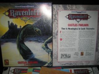 Ravenloft Castle Forlorn 2E Boxed Set Ad D 1088