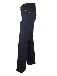 MiH Jeans Womens London Kara Dark Mid Rise Subtle Bootcut Jeans 27 $