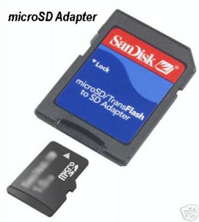 TransFlash Micro SD to SD Adapter SDHC Supported