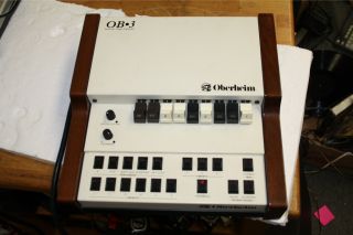 on a Oberheim OB 3 Drawbar Organ Expander MIDI Controller. Midi