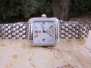 Michele Milou 66 Diamond Watch MOP Dial MW15A01A2025 Retail $1645 NWT