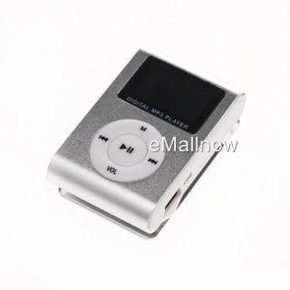 4GB Micro SD Card Reader Fashion Design OLED  Player Silver