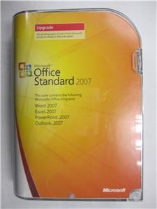 Microsoft Office Standard 2007 Upgrade Retail Box Full Version SKU 021