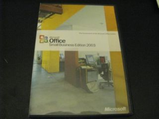 Microsoft Office Small Business UG Edition 2003 with Business Contact