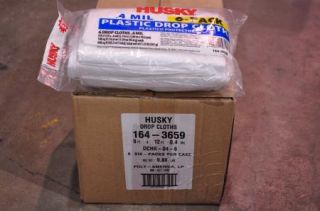 12 .4 mil 6 Pack x 8 Plastic Sheeting Poly Visqueen Painters