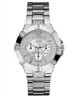 GUESS Watch, Womens Silver Tone Bracelet G75511M   All Watches