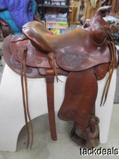 Vintage Wilson Cogshall Miles City Montana Saddlery Saddle Near Mint
