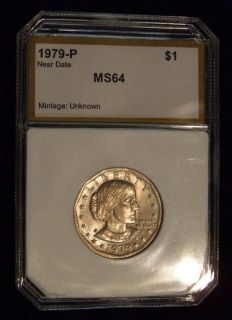 1979 P Wide Rim Near Date Susan B Anthony Independently Graded See