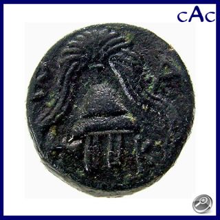 CAC Alexander II AE15 Miletus Gorgoneion Helmet Labrys CA 323 315