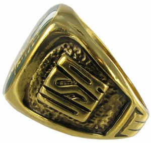 Made in The USA Ring Mens US Army 14k GP Crest Sz 13