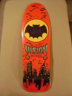 Vision Marty Jinx Jimenez Mini Skateboard Deck Red