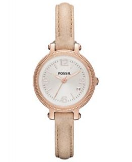 Fossil Watch, Womens Heather Tan Leather Strap 42mm ES3133   All