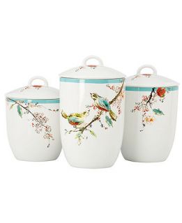Lenox Simply Fine Canisters, Set of 3 Chirp   Casual Dinnerware