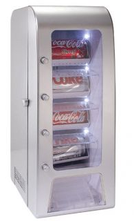 12 Soda Can Mini Light Up Vending Machine New