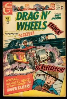 Drag N Wheels 31 1968 Charlton Comics Racing Hearse VG
