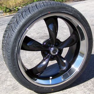 22 Black Torq Thrust Wheels Rim Nexen Tires Magnum Charger Challenger