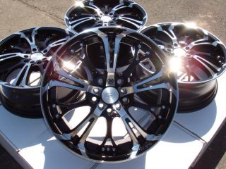 Black Wheels S40 S60 S80 V50 ion Redline Saturn Aura 5 Lug Rims