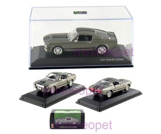 1967 Shelby Mustang GT 500 GT500 1 43 Diecast Grey