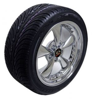 17x9 Chrome Bullitt Wheels Bullet SET of 4 Rims Tires Fit Mustang® GT