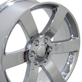  Trailblazer SS Wheels Chrome 20x8.5 Rims Fit Chevrolet GMC Cadillac