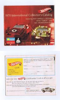 Hot Wheels 1970 International Collector’s Catalog Measures approx. 4
