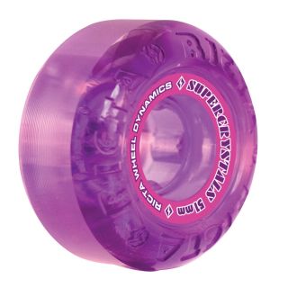 Ricta 51mm Supercrystal Wheels Clear Purple Skateboard