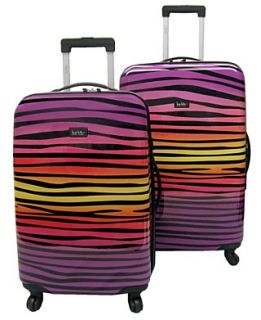 Nicole Miller Luggage, Ombre Zebra Hardside Spinners