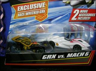 Hot Wheels Speed Racer Race Wrecked GRX Mach 6 1 64 Scale Accessories