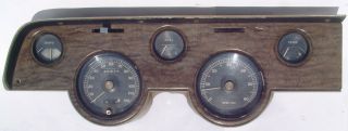 This is the main gauge cluster for a 1968 Cougar XR7.