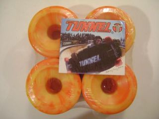 Tunnel Funnel Skateboard Wheels 77mm 78A Str Orange
