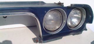 72 73 74 Doddge Challenger Header Panel Headlights 1972 1973 1974