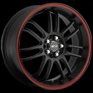 18x7 5 Black Wheel MSR 86 5x100 5x4 5 Rims Sale Civic Jetta Scion