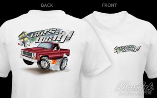 The Lifes a Drag C 10 graphic is an original Mac Ink Customs