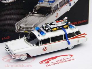 manufacturer HotWheels Elite scale 143 vehicle Ghostbusters Ecto 1
