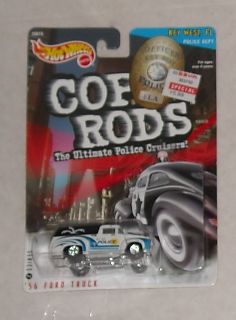 1999 Mattel Hot Wheels Cop Rods 56 Ford Truck FL