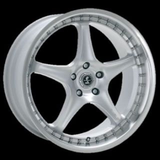 Silver American Racing Shelby Shelby Type S1 Wheels 5x4.5 +30 NISSAN