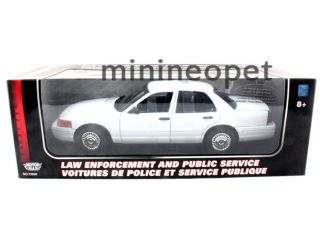 2001 Ford Crown Victoria 1 18 Special Service White