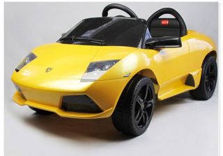 Yellow Mini Lamborghini Ride on Toy Battery Operated Car for Kids