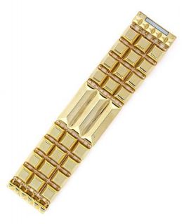 Vince Camuto Bracelet, Gold Tone Pyramid Flex Bracelet