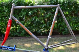 Eddy Merckx Titanium AX Road Bike Frame Set w Carbon Fork 58 x 57cm TI