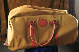 Great Lakes Sporting Arms Leather Canvas Duffle Bag