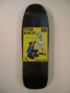 Santa Cruz Tom Knox Cop Beater Skateboard Deck Black
