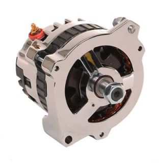 March Performance Alternator 105 Amps Chrome Plated 12V GM 10SI Case