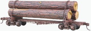 Skeleton Log Car Kit 102 Highly Detailed Logging Equipment with Die