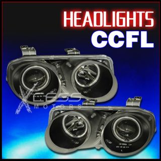 1998 2001 Acura Integra CCFL Halo Projector Black Clear Headlight LH