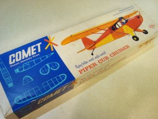 Comet Piper Cub Cruiser Model Airplane Kit 30 Wingspan