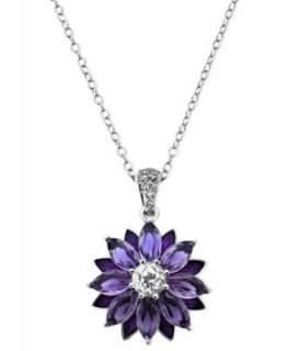 Town & Country Sterling Silver Necklace, Amethyst (4 7/8 ct. t.w.) and