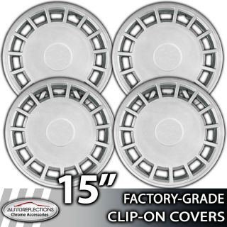 2007 2011 Mazda Tribute 15 Silver Clip on Hubcaps Wheel Covers