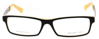 Emporio Armani ea 9767 O8O Black White Yellow Eyeglasses